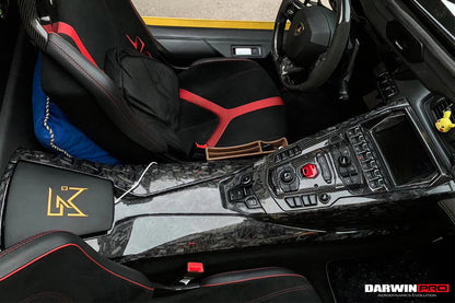 DarwinPRO 2011-2016 Lamborghini Aventador LP700 LP720 LP750 SV Coupe Roadster Dry Carbon Fiber Center Console Panel Replacement