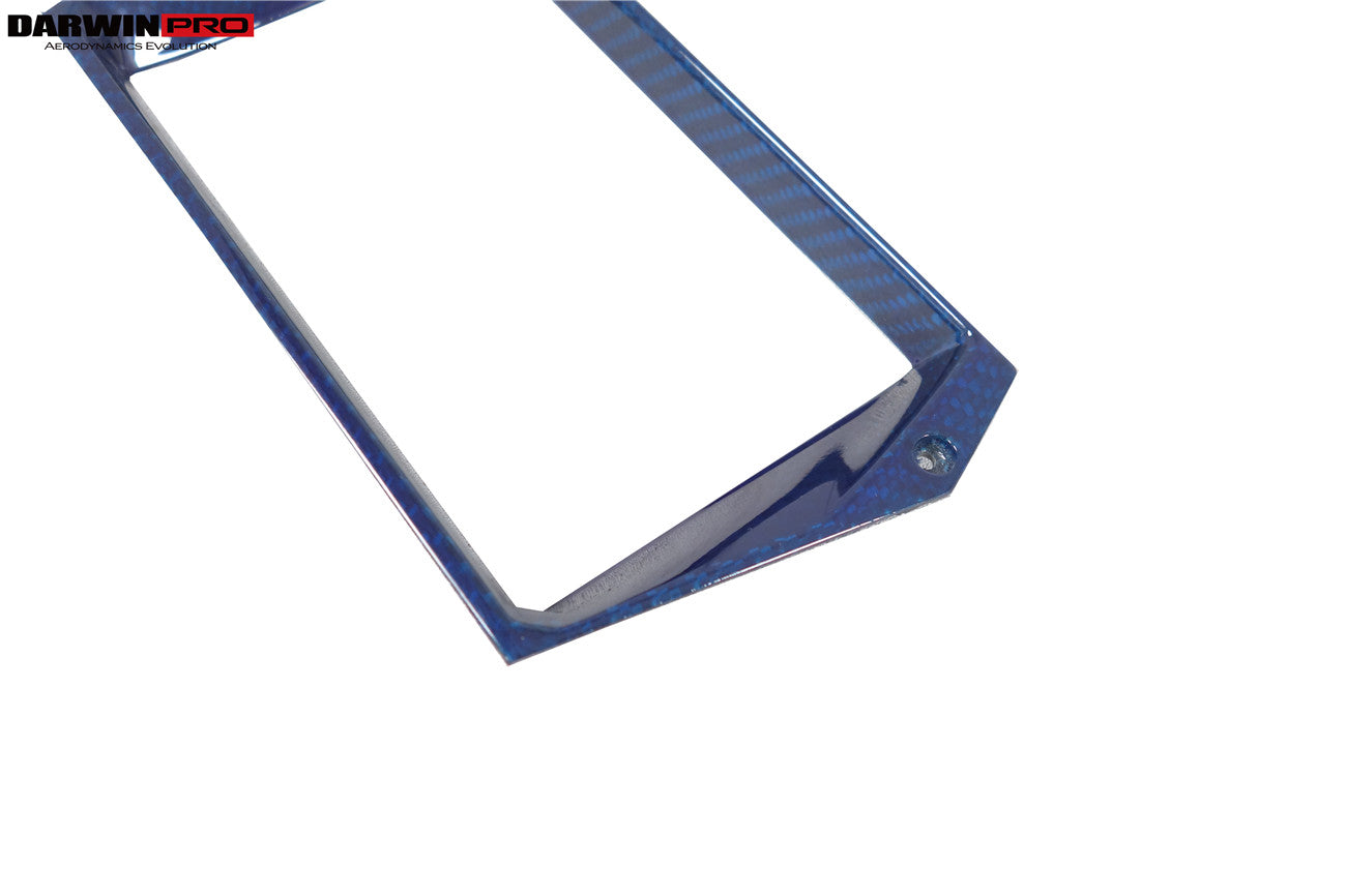 Reemplazo del panel interior de la pantalla de navegación de fibra de carbono DarwinPRO para Lamborghini Aventador LP700 LP720 LP750 SV estilo OE (1 unidad)