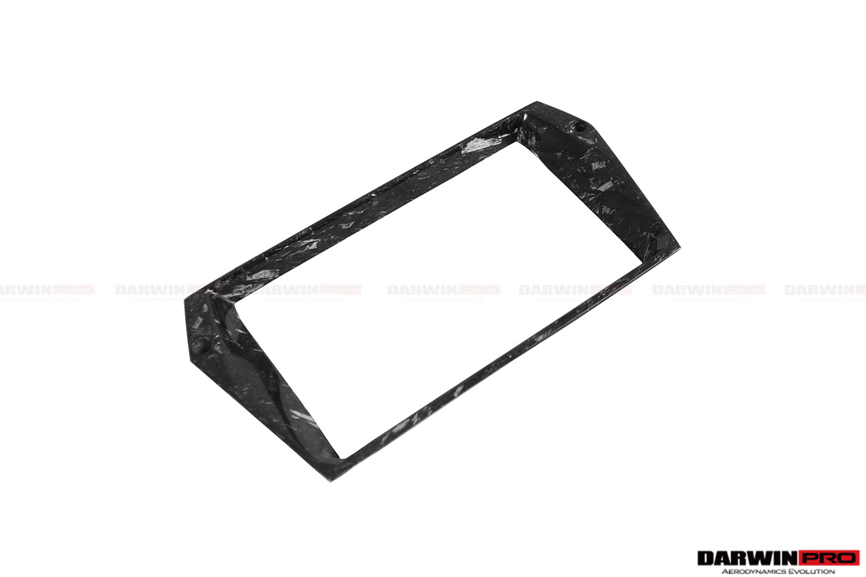 Reemplazo del panel interior de la pantalla de navegación de fibra de carbono DarwinPRO para Lamborghini Aventador LP700 LP720 LP750 SV estilo OE (1 unidad)