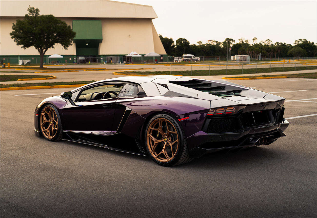DarwinPRO 2011-2022 Lamborghini Aventador LP700 LP750 LP740 LP720 LP780 Coupe & Roadster Carbon Fiber Trunk Spoiler
