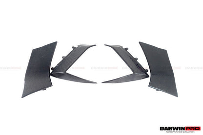 DarwinPRO 2011-2016  Lamborghini Aventador LP700 Coupe BKSS Style Carbon Fiber Quarter Panel Fender Side Vent Air Intake Cover Trim