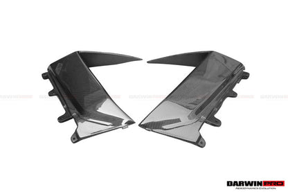 DarwinPRO 2011-2016  Lamborghini Aventador LP700 Coupe BKSS Style Carbon Fiber Quarter Panel Fender Side Vent Air Intake Cover Trim