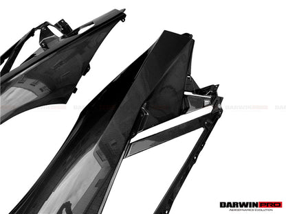 DarwinPRO 2011-2016 Lamborghini Aventador LP700 Coupe Carbon Fiber Rear Quarter Panels