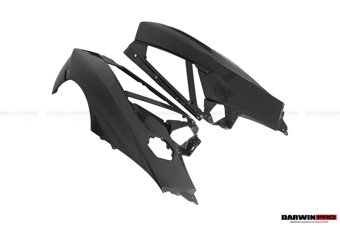DarwinPRO 2011-2016 Lamborghini Aventador LP700 Coupe Carbon Fiber Rear Quarter Panels