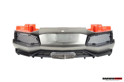 DarwinPRO 2011-2016 Lamborghini Aventador LP700 Coupe & Roadster Carbon Fiber Rear Bumper Grille
