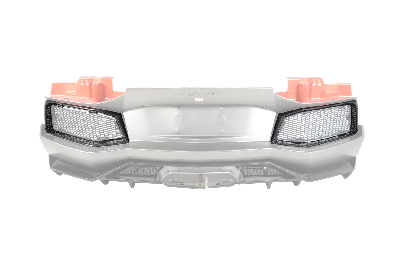 Carbonado 2011-2016 Lamborghini Aventador LP700 Coupe  Roadster Oem Style Carbon Fiber Rear Bumper Grille