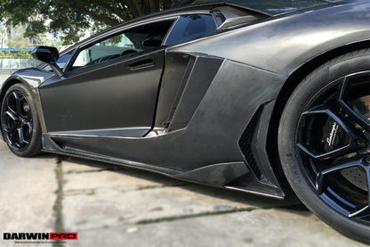 DarwinPRO Carbon Fiber Side Skirts | 2011-2021 Lamborghini Aventador LP700 LP740 Coupe & Roadster