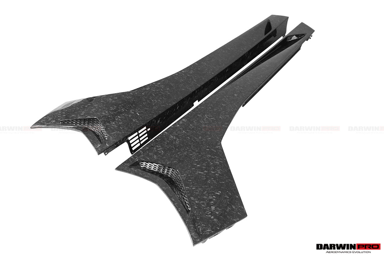 DarwinPRO Carbon Fiber Side Skirts | 2011-2021 Lamborghini Aventador LP700 LP740 Coupe & Roadster