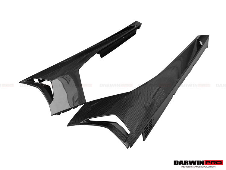 DarwinPRO Carbon Fiber Side Skirts | 2011-2021 Lamborghini Aventador LP700 LP740 Coupe & Roadster