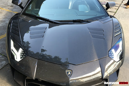 Ventilaciones de capó DarwinPRO para Lamborghini Aventador LP700 LP740 Coupé Roadster (2011-2021)