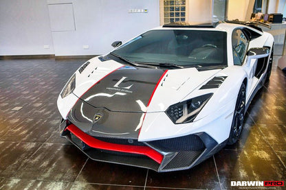 Ventilaciones de capó DarwinPRO para Lamborghini Aventador LP700 LP740 Coupé Roadster (2011-2021)