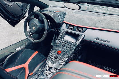 DarwinPRO 2011-2016 Lamborghini Aventador LP700 Coupe Roadster Carbon Fiber Instrument Surround Panel Cover - 3