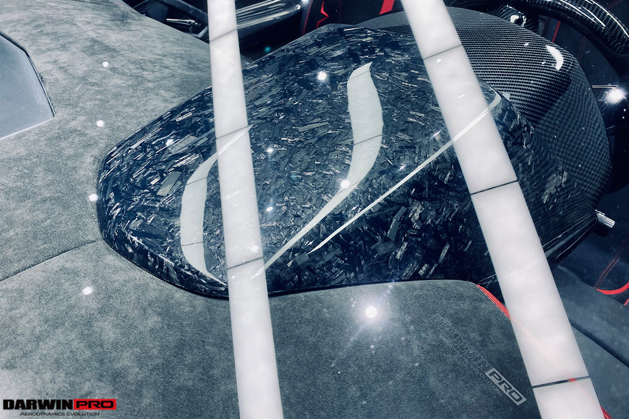 DarwinPRO 2011-2016 Lamborghini Aventador LP700 Coupe Roadster Carbon Fiber Instrument Surround Panel Cover - 4