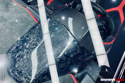 DarwinPRO 2011-2016 Lamborghini Aventador LP700 Coupe Roadster Carbon Fiber Instrument Surround Panel Cover - 5
