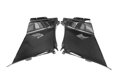 Panel de fibra de carbono para guardabarros, entrada de aire, ventilación lateral interior, Lamborghini Aventador LP700 Coupé OEM (2011-2016)