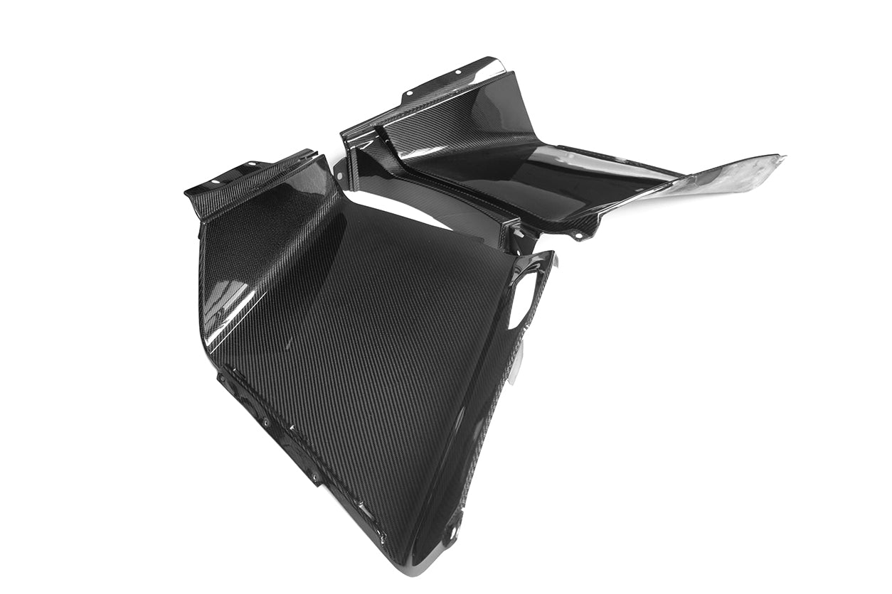 Panel de fibra de carbono para guardabarros, entrada de aire, ventilación lateral interior, Lamborghini Aventador LP700 Coupé OEM (2011-2016)