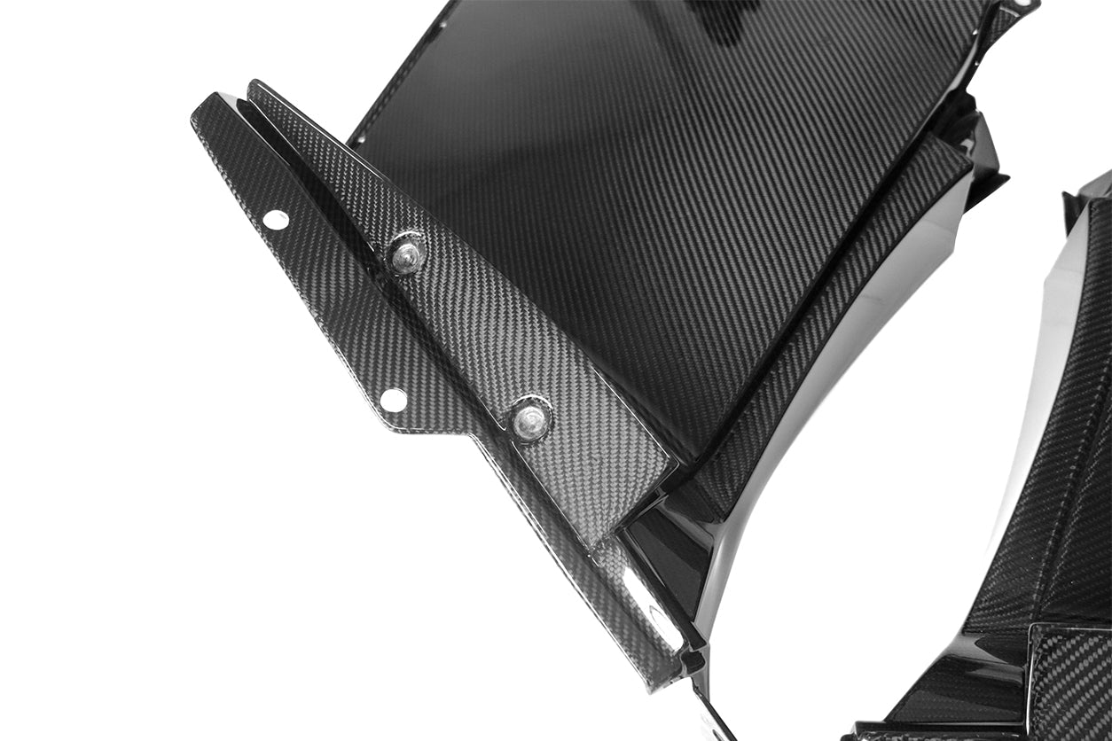 Panel de fibra de carbono para guardabarros, entrada de aire, ventilación lateral interior, Lamborghini Aventador LP700 Coupé OEM (2011-2016)