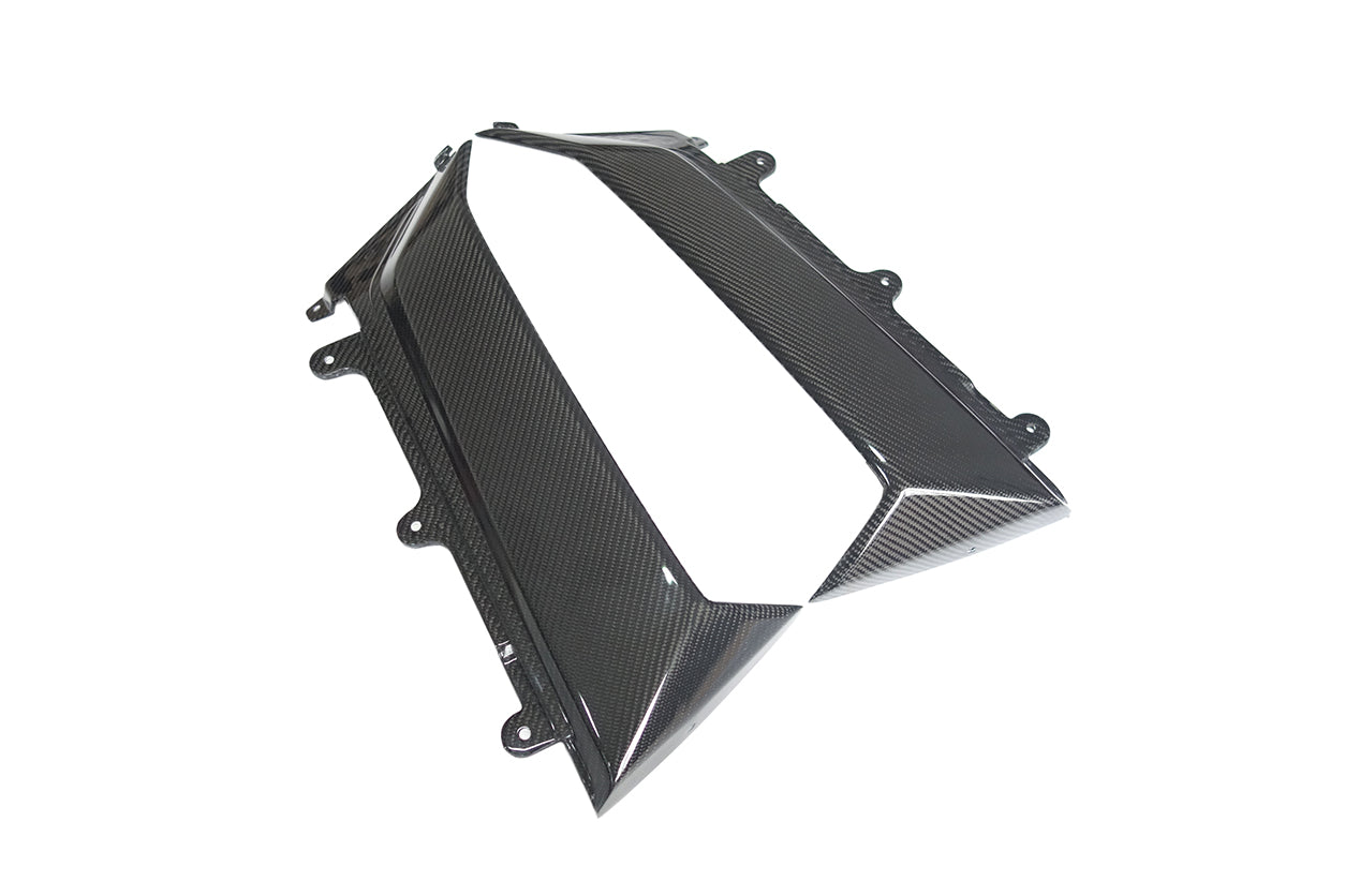 DarwinPRO 2011-2016 Lamborghini Aventador LP700 Coupe OEM Carbon Fiber Quarter Panel Fender Air Intake Side Vent Cover Trim Outside Replacement