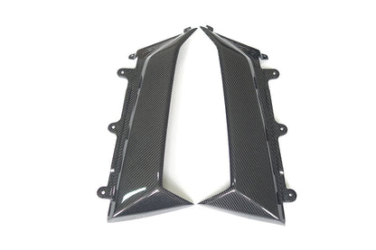 DarwinPRO 2011-2016 Lamborghini Aventador LP700 Coupe OEM Carbon Fiber Quarter Panel Fender Air Intake Side Vent Cover Trim Outside Replacement