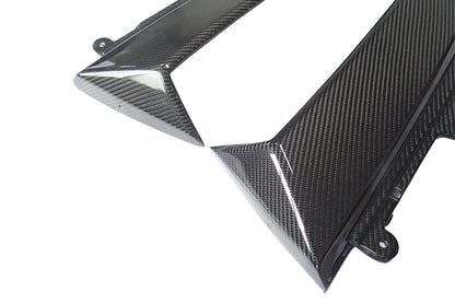DarwinPRO 2011-2016 Lamborghini Aventador LP700 Coupe OEM Carbon Fiber Quarter Panel Fender Air Intake Side Vent Cover Trim Outside Replacement