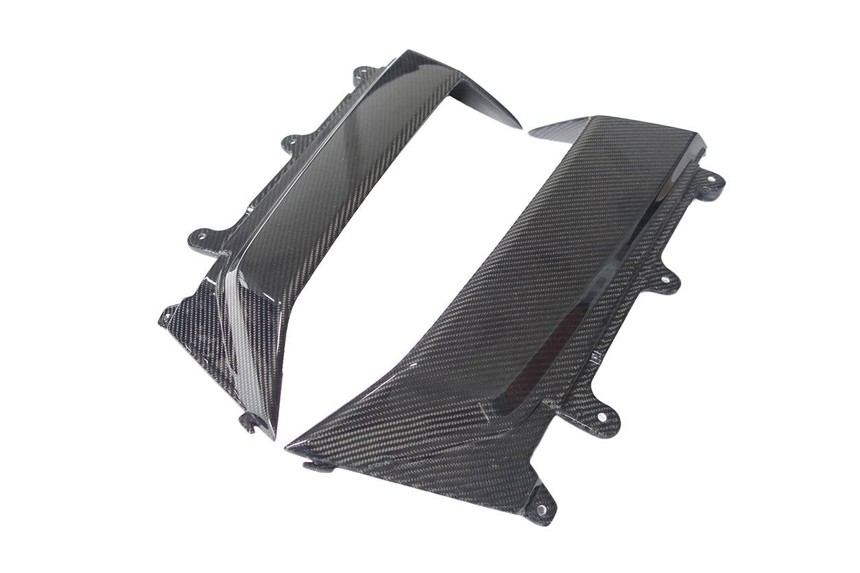 DarwinPRO 2011-2016 Lamborghini Aventador LP700 Coupe OEM Carbon Fiber Quarter Panel Fender Air Intake Side Vent Cover Trim Outside Replacement