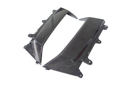 DarwinPRO 2011-2016 Lamborghini Aventador LP700 Coupe OEM Carbon Fiber Quarter Panel Fender Air Intake Side Vent Cover Trim Outside Replacement