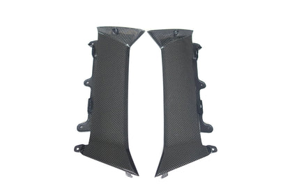 DarwinPRO 2011-2016 Lamborghini Aventador LP700 Coupe OEM Carbon Fiber Quarter Panel Fender Air Intake Side Vent Cover Trim Outside Replacement