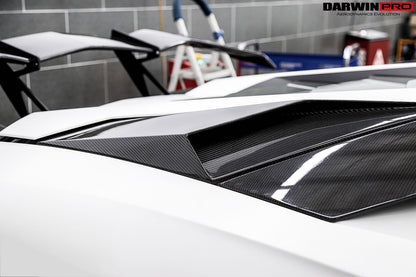 DarwinPRO 2011-2016 Lamborghini Aventador LP700 Coupe & Roadster BKSS Style Carbon Fiber Rear Side Scoops