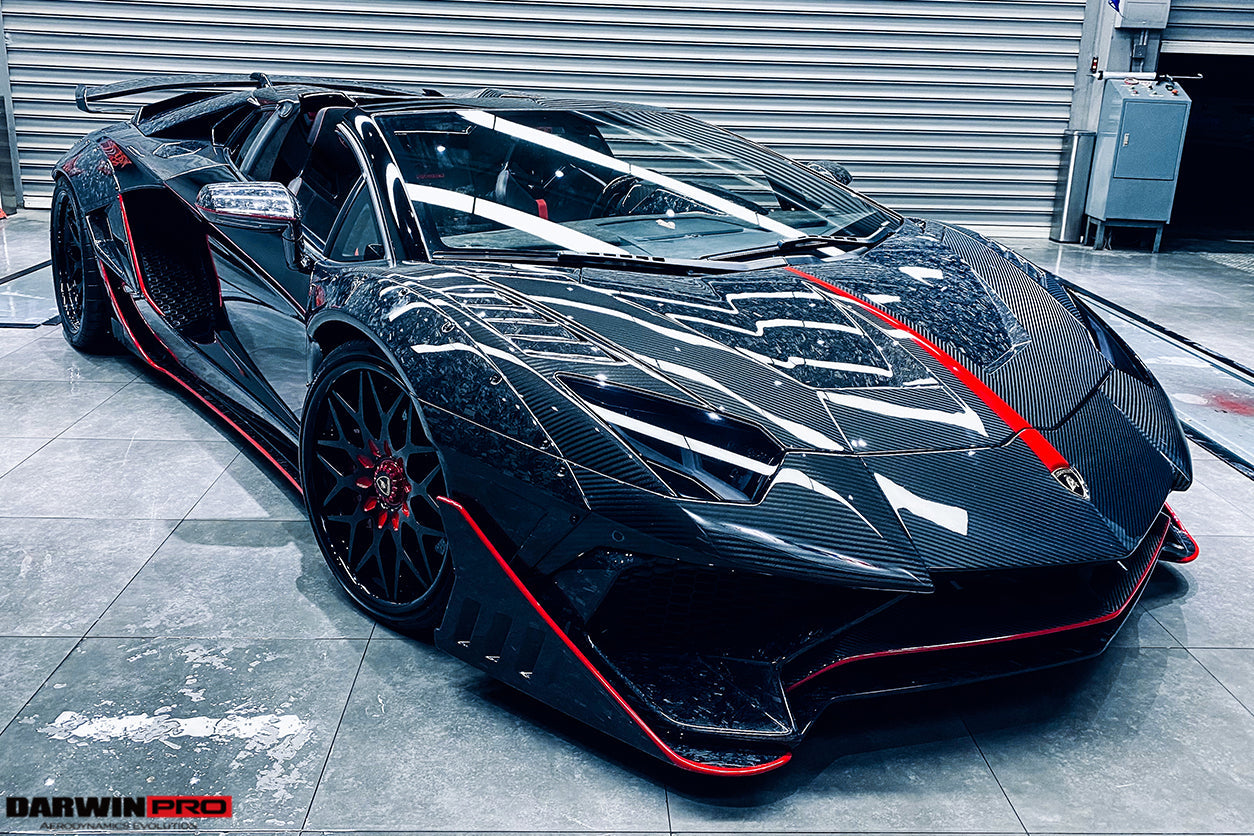 Reemplazo de carcasa de espejo de fibra de carbono seco DarwinPRO para Lamborghini Aventador LP700 LP720 LP750 SVJ SV Coupé y Roadster 2011-2016