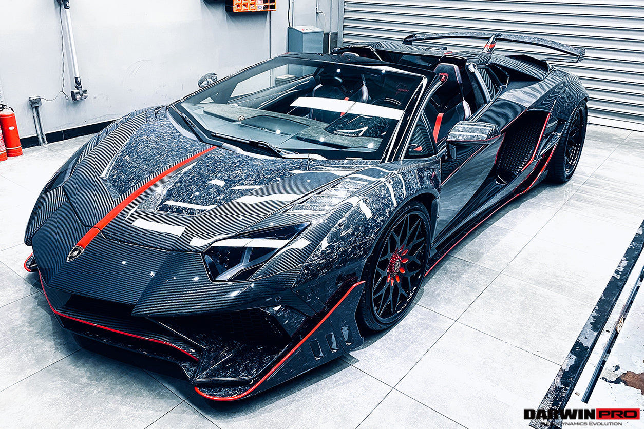 Reemplazo de carcasa de espejo de fibra de carbono seco DarwinPRO para Lamborghini Aventador LP700 LP720 LP750 SVJ SV Coupé y Roadster 2011-2016