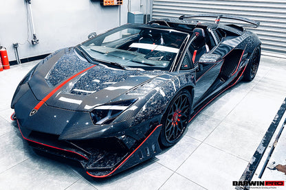 Reemplazo de carcasa de espejo de fibra de carbono seco DarwinPRO para Lamborghini Aventador LP700 LP720 LP750 SVJ SV Coupé y Roadster 2011-2016