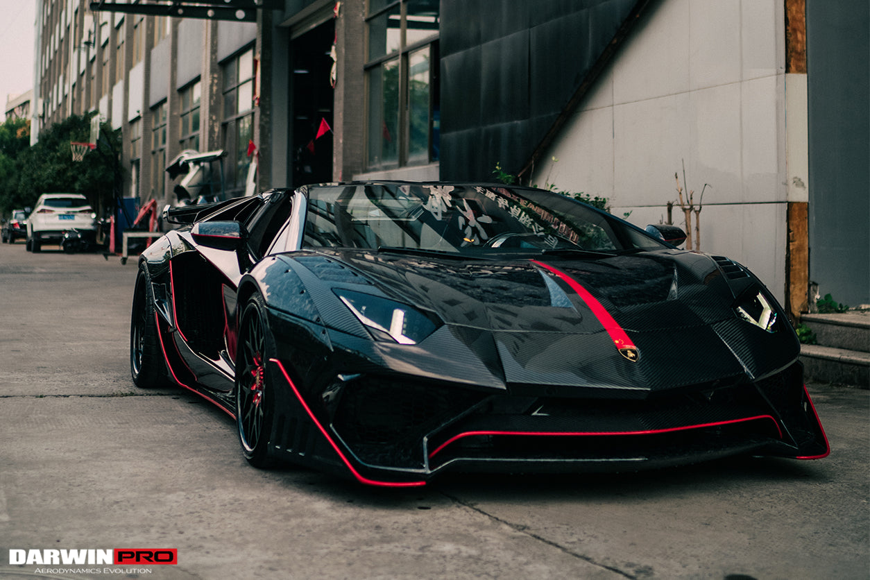 Reemplazo de carcasa de espejo de fibra de carbono seco DarwinPRO para Lamborghini Aventador LP700 LP720 LP750 SVJ SV Coupé y Roadster 2011-2016