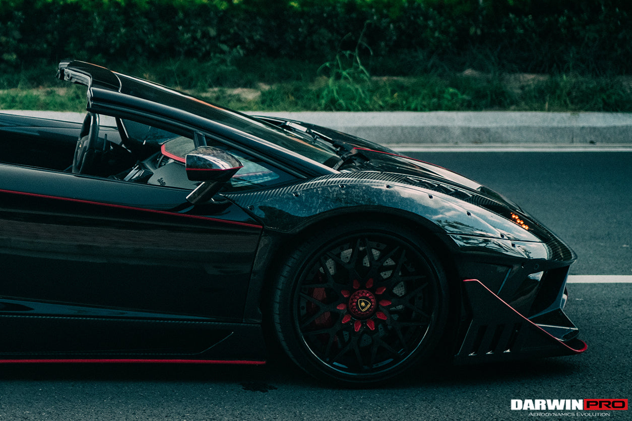 Reemplazo de carcasa de espejo de fibra de carbono seco DarwinPRO para Lamborghini Aventador LP700 LP720 LP750 SVJ SV Coupé y Roadster 2011-2016