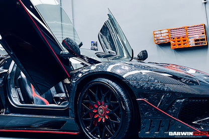 Reemplazo de carcasa de espejo de fibra de carbono seco DarwinPRO para Lamborghini Aventador LP700 LP720 LP750 SVJ SV Coupé y Roadster 2011-2016