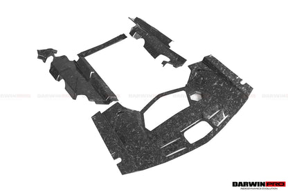 DarwinPRO 2013-2016 Lamborghini Aventador LP700 Roadster Carbon Fiber Engine Bay Panels Replacement