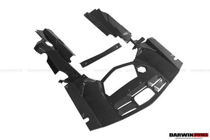 DarwinPRO 2013-2016 Lamborghini Aventador LP700 Roadster Carbon Fiber Engine Bay Panels Replacement