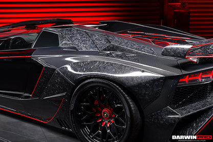 DarwinPRO 2013-2016 Lamborghini Aventador LP700 LP740 Roadster Carbon Fiber Rear Intake Panel