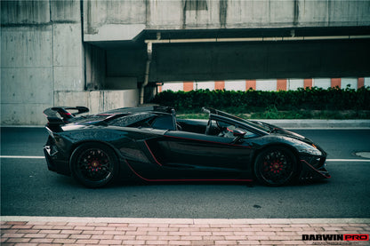 DarwinPRO 2011-2016 Lamborghini Aventador LP700 Roadster SV-BKSSII Style Carbon Fiber Aero Full Wide Body Kit