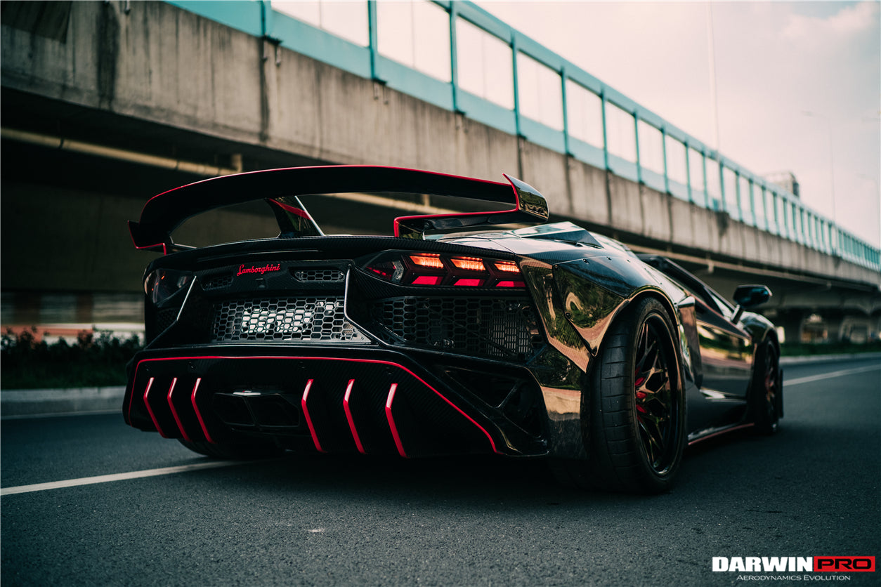 DarwinPRO SV-BKSSII Style Wide body Carbon Fiber Aero Full Kit | 2011-2016 Lamborghini Aventador LP700 Coupe