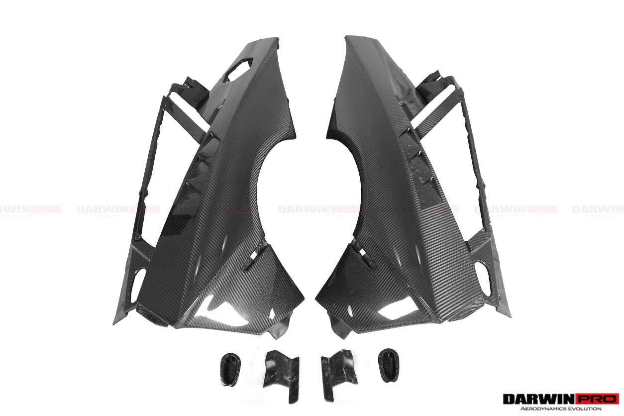DarwinPRO 2011-2016 Lamborghini Aventador LP700 Roadster SV-BKSSII Style Carbon Fiber Aero Full Wide Body Kit