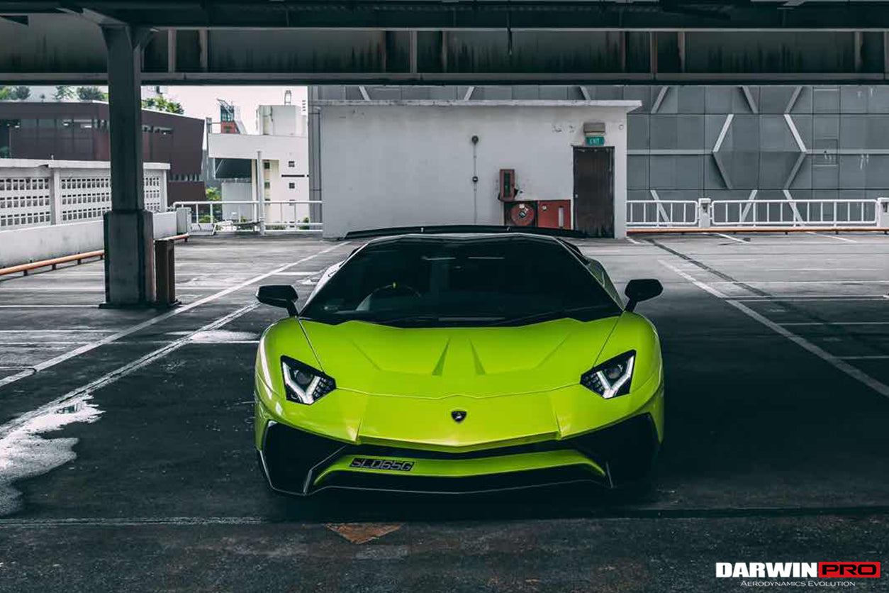 DarwinPRO 2011-2021 Lamborghini Aventador LP700 LP740 Coupe & Roadster SV Style Front Bumper