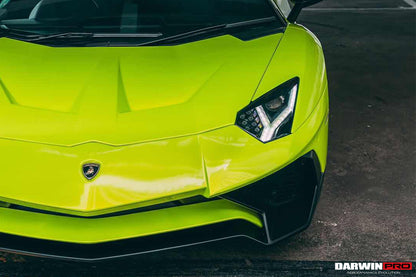 DarwinPRO 2011-2021 Lamborghini Aventador LP700 LP740 Coupe & Roadster SV Style Front Bumper