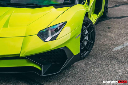 DarwinPRO 2011-2021 Lamborghini Aventador LP700 LP740 Coupe & Roadster SV Style Front Bumper