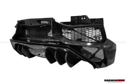 Parachoques trasero DarwinPRO estilo SV para Lamborghini Aventador LP700 LP740 Coupé y Roadster (2011-2016)