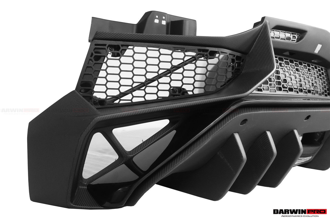 Parachoques trasero DarwinPRO estilo SV para Lamborghini Aventador LP700 LP740 Coupé y Roadster (2011-2016)