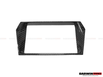 DarwinPRO 2011-2016 Lamborghini Aventador LP700 LP720 LP750 SV OE Style Carbon Fiber Navigation Screen Trim Replacement (2PCS)