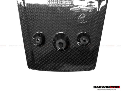 Reemplazo de la cubierta del estante de almacenamiento de la consola central de fibra de carbono DarwinPRO 2011-2016 Lamborghini Aventador LP700 LP720 LP750 SV Coupe Roadster