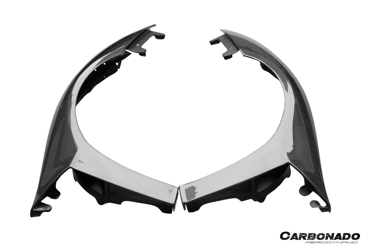 Carbonado 2011-2021 Lamborghini Aventador LP700 LP720 LP740 Coupe Roadster BKSS Style Carbon Fiber Front Fender