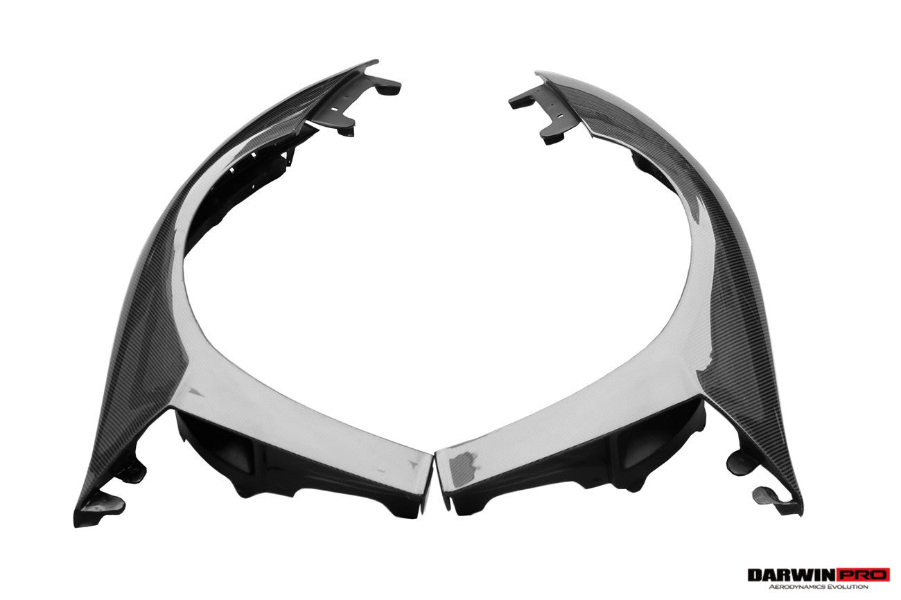 DarwinPRO 2011-2021 Lamborghini Aventador LP700 LP740 Coupe Roadster BKSS Style Carbon Fiber Front Fender