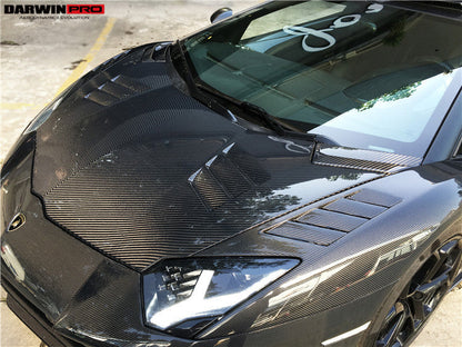 DarwinPRO 2011-2021 Lamborghini Aventador LP700 LP740 Coupe Roadster BKSS Style Carbon Fiber Front Fender